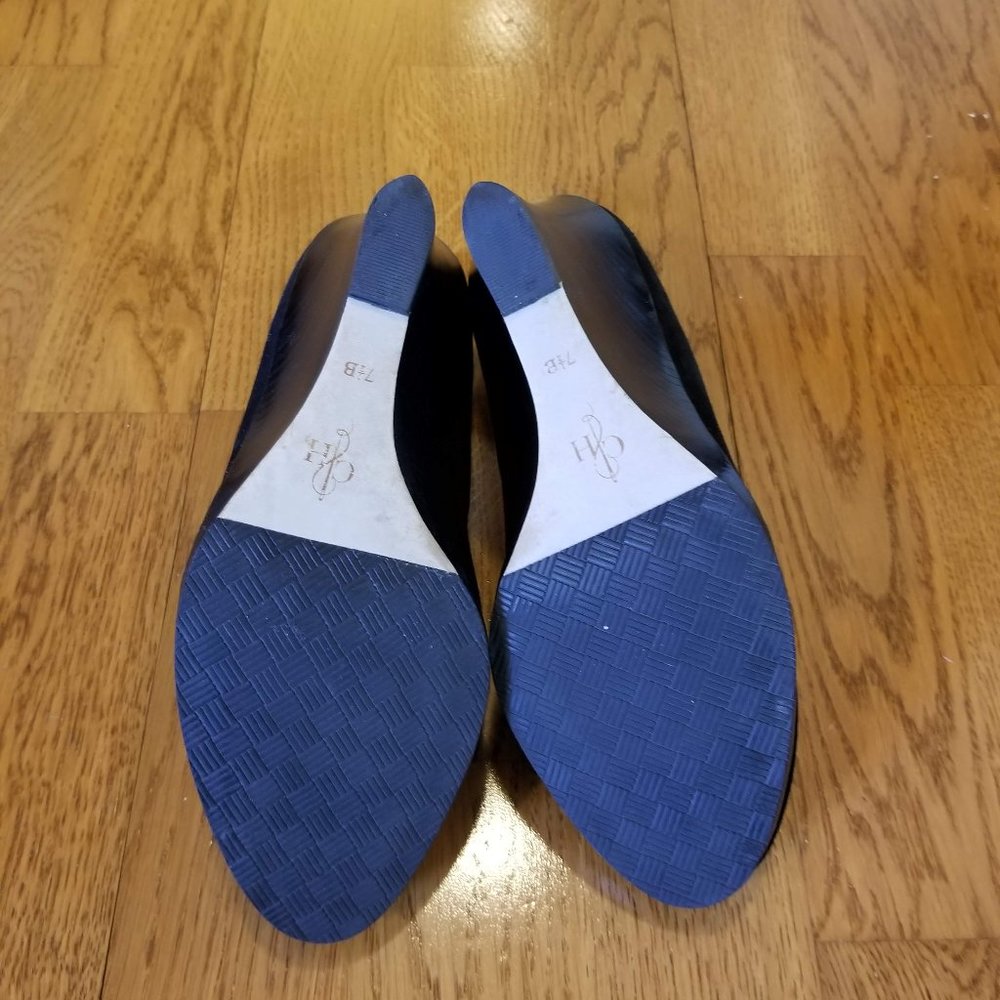 Cole Haan suede tall wedge S7.5 - Picture 9 of 13
